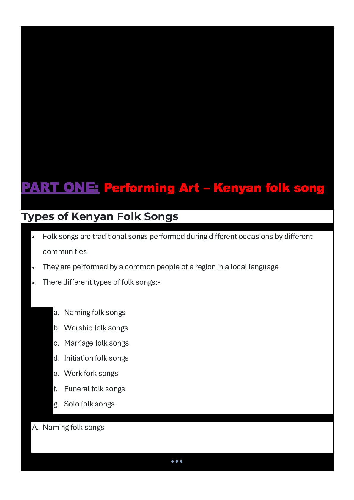 Grade 7 Creative Arts And Sports Project 2024 Teacher Step By Step Guide